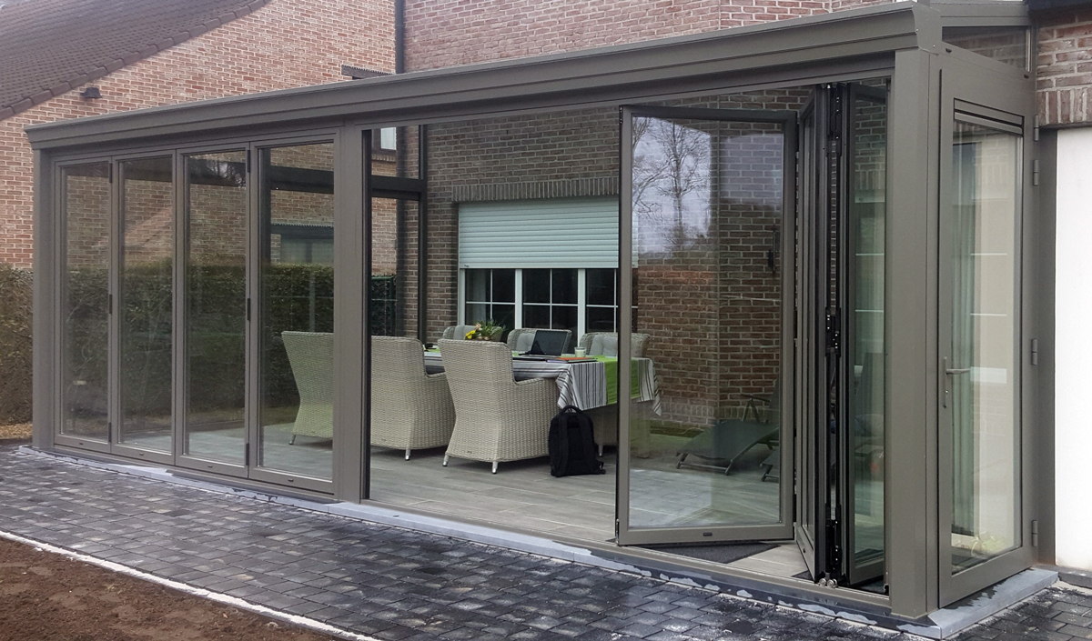 soorten glas ramen veranda